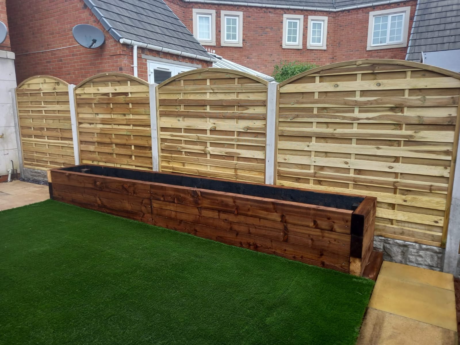 Beautiful landscaped garden